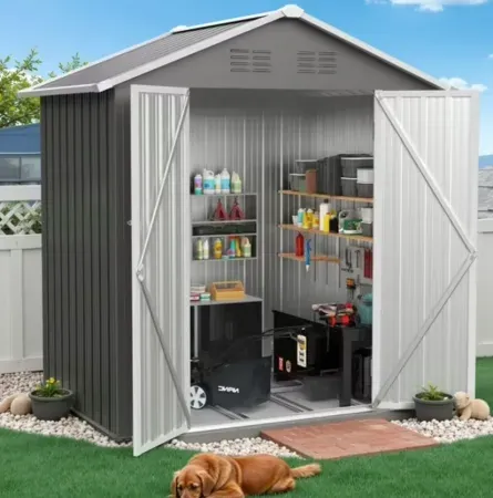Enyopro 6' x 4' Outdoor Storage Shed