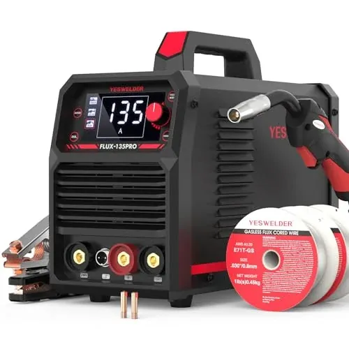 YESWELDER 135A 110V Flux Core Gasless MIG Welder