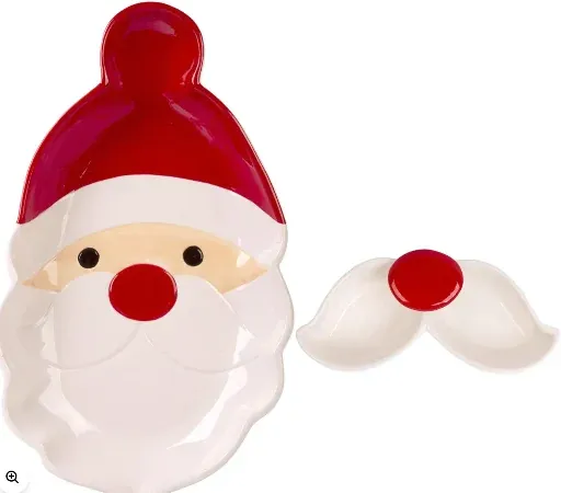 Home Essentials Santa Face Chip and Dip Set