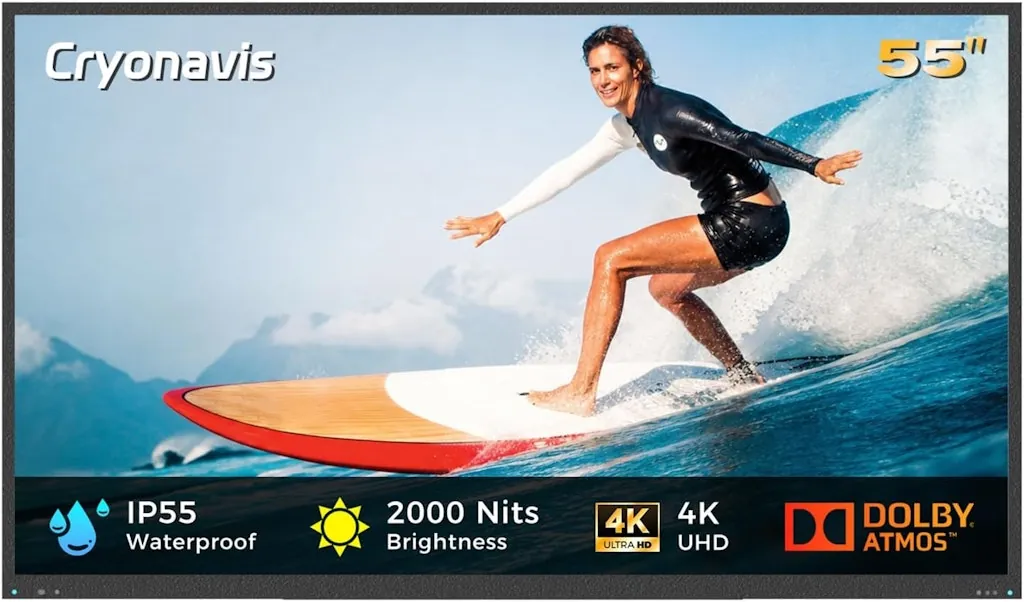 Cryonavis 55" 4K UHD Smart Outdoor TV