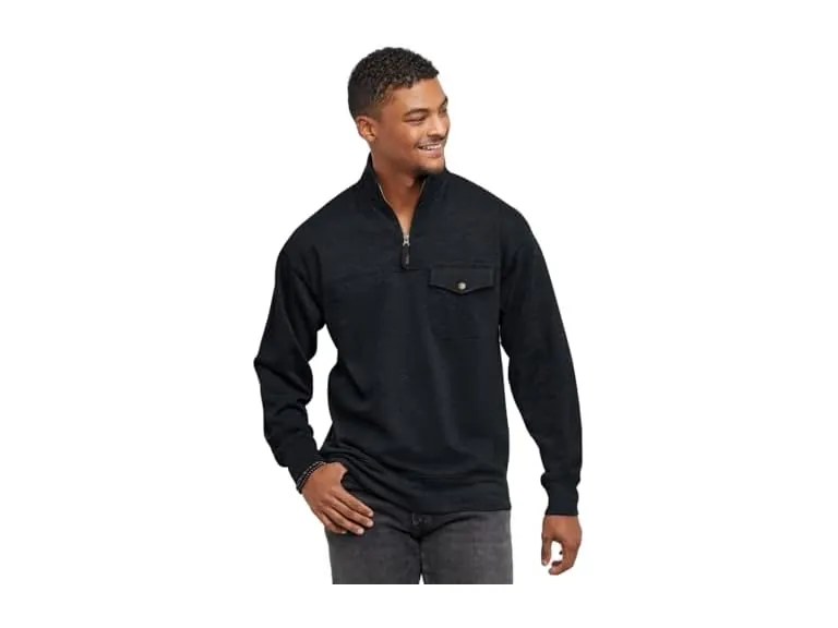 Hanes Men's Originals French Terry Lightweight Quarter-Zip Hoodie