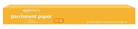 90 Sq Ft Amazon Basics Non-Stick Parchment Paper