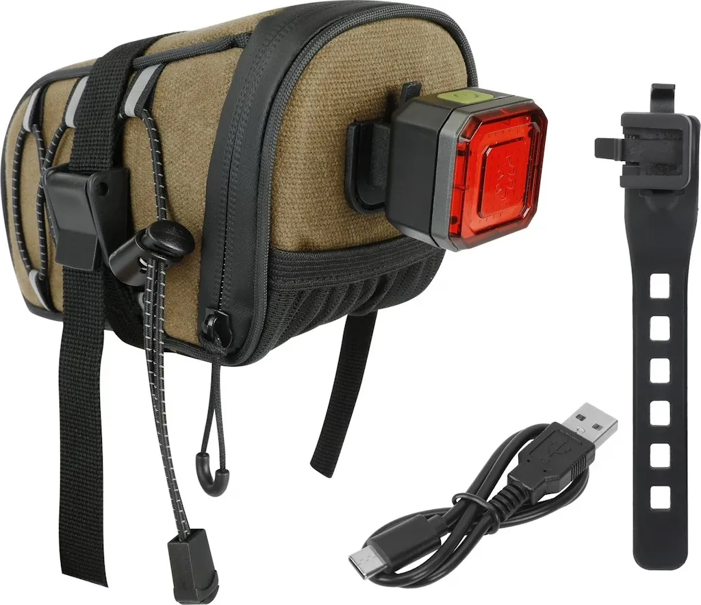 Swiss Tech Tail Light & Under Saddle Bag