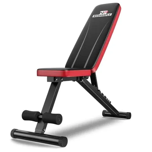 NICEPEOPLE Adjustable Weight Bench with 8 Positions