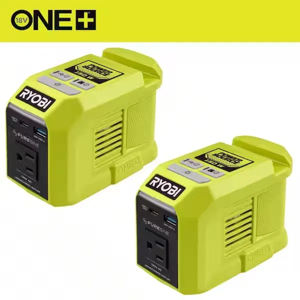 Ryobi 18V ONE+ 150W Battery Inverter 2-Pack