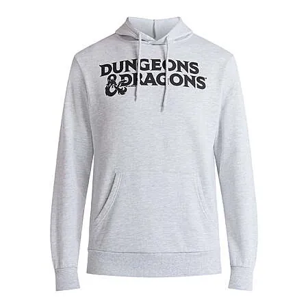 Dungeons and Dragons Men's Graphic Hoodie (Gray Heather)