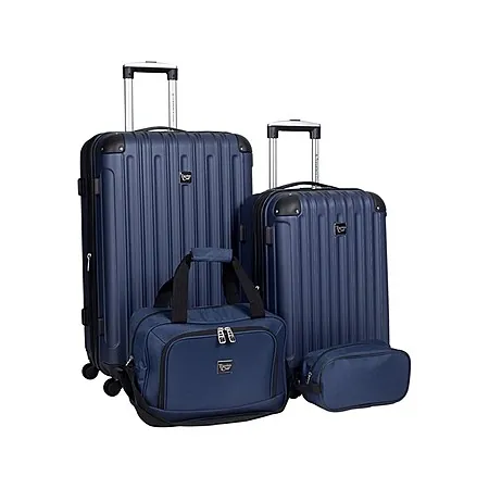 4-Pc Travelers Club Expandable Midtown Hardside Luggage Travel Set