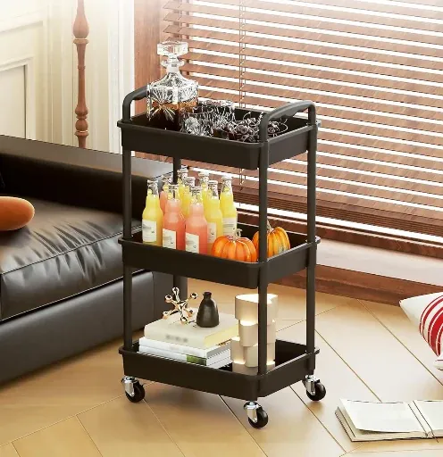 3 Tier Rolling Storage/Utility Cart Organizer