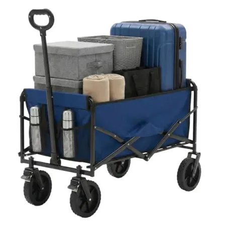 OLIXIS 37" x 21" 102L Collapsible Wagon Cart