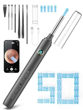 DEETOK 1080P HD Ear Wax Removal Camera Otoscope Kit