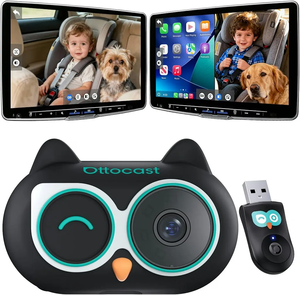 Ottocast Car Camera & Wireless CarPlay Adapter