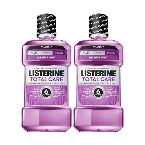 Listerine Total Care Anticavity Fluoride Mouthwash 2-Pack 33.8-Oz