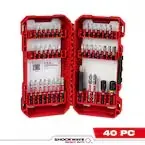 Milwaukee Shockwave 40-Piece Impact Duty Alloy Steel Screw Driver Drill Bit Set
