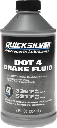 12oz Quicksilver DOT 4 Brake Fluid