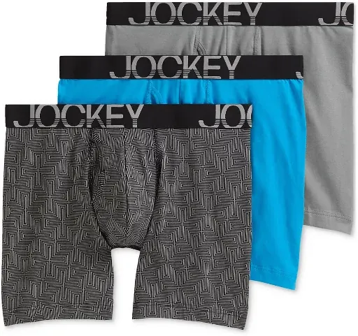 Jockey ActiveStretch 7" Boxer Briefs 3-Pack
