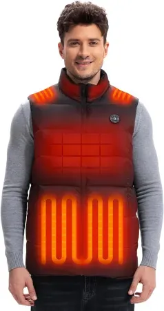 OCQOCQ 15 Zone Men's Heated Vest