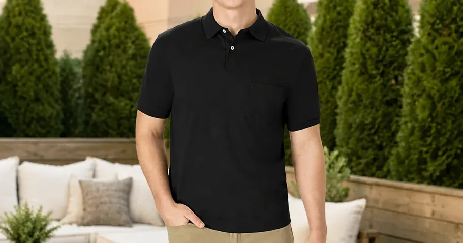 Hanes Men’s Polo 2-Pack