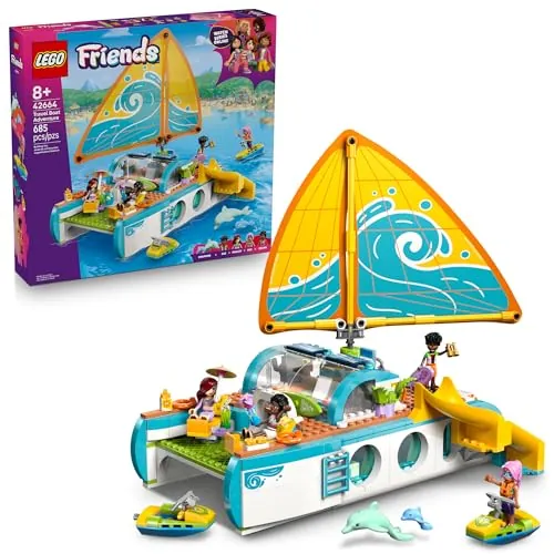LEGO Friends Travel Boat Adventure Pretend Play Building Toy (42664)