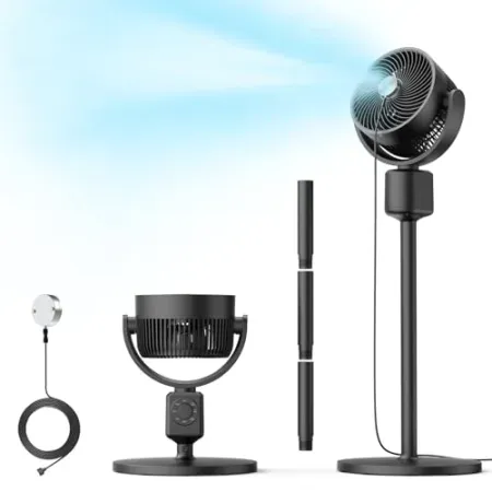 DR.PREPARE Pedestal Fan w/ Magnetic Mister Kit