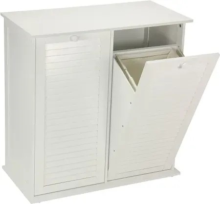 Household Essentials Tilt-out Laundry Sorter w/ Shutter Front