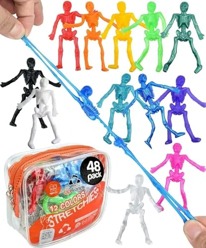 Stretchy Skeletons 48-Pack