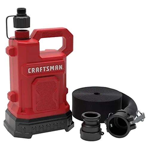 CRAFTSMAN 1/2 HP Fiberglass Reinforced Thermoplastic Fully Submersible Water Utility Transfer Pump