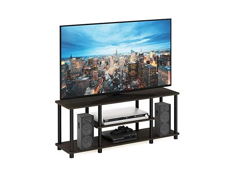 Furinno Turn-N-Tube No Tools 3D 3-Tier Entertainment TV Stand up to 50 inch TV