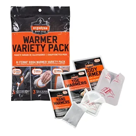 Ergodyne N-Ferno Adhesive Body, Toe, Hand Warmers Variety Pack