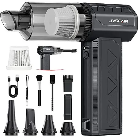 3-in-1 JVSCAM F30MAX Cordless Rechargeable Air Duster & Vacuum