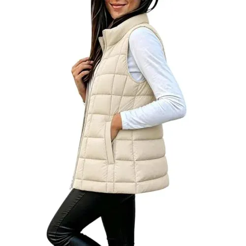 Puffer Quilted Stand Collar Jackets