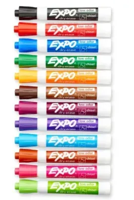 16-Pack Expo Low-Odor Dry Erase Markers