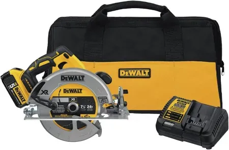 DEWALT XR 20V Max 7-1/4-in Brushless Cordless Circular Saw Kit