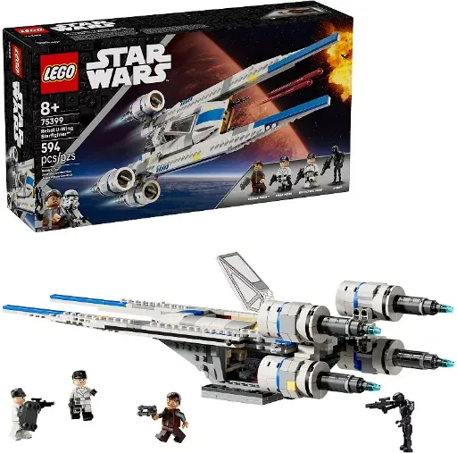 LEGO Star Wars Rebel U-Wing Starfighter 75399 Building Kit (594 Pieces) + $10 Kohls Cash