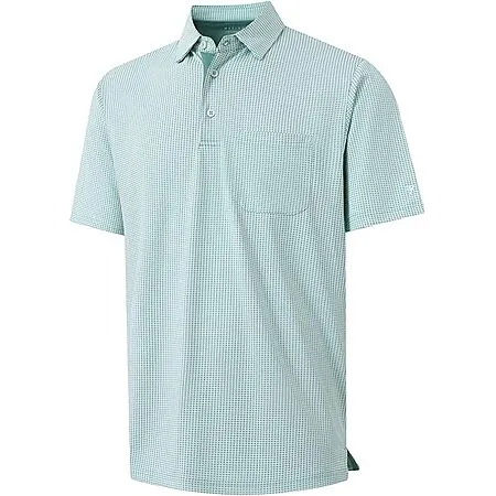 M MAELREG Men's Heather Lightweight Golf Polo Shirt (Various)