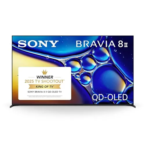 Sony 65 Inch BRAVIA 8 II QD OLED 4K HDR Smart Google TV