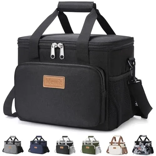 Lifewit 9L Insulated Lunch Bag (Black)