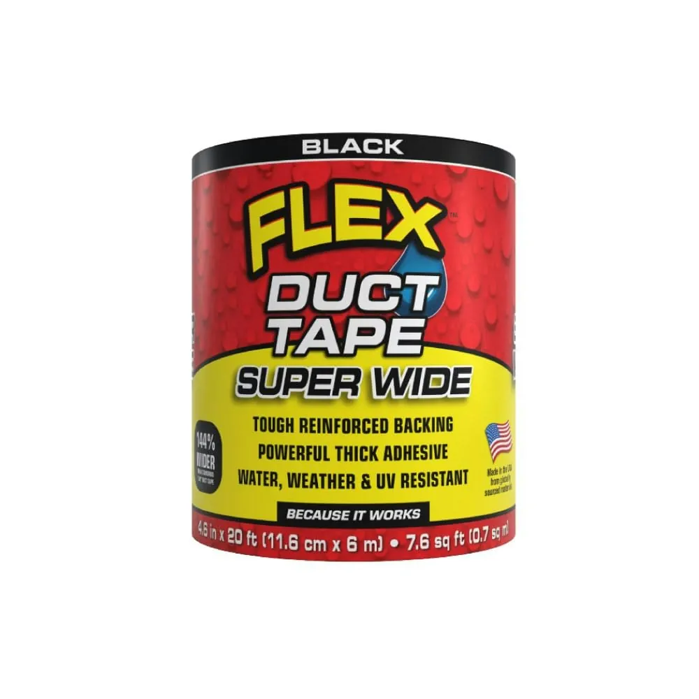 Flex Seal Super Wide 4.6" x 20-Foot Flex Duct Tape