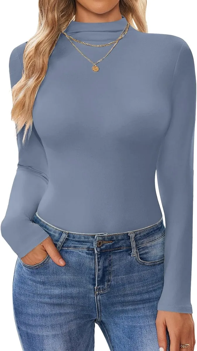 Women’s Mock Neck Turtleneck