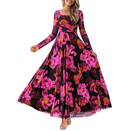BTFBM Women's Boho Floral Maxi Dress (Various)