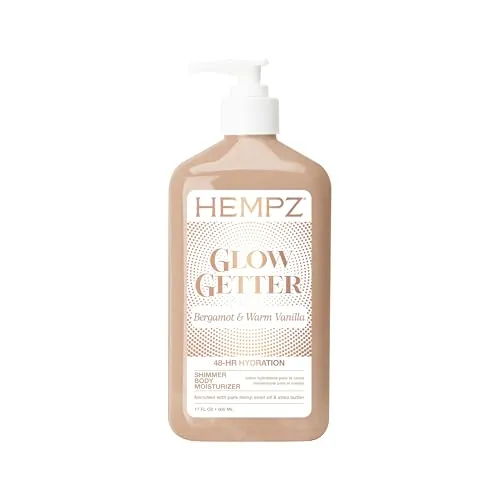 Hempz Glow Getter Moisturizing Body Lotion with Shimmer 17 Fl Oz