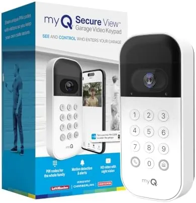 Used/Like New: myQ Smart Wi-Fi Garage Video Keypad w/ Smartphone Control