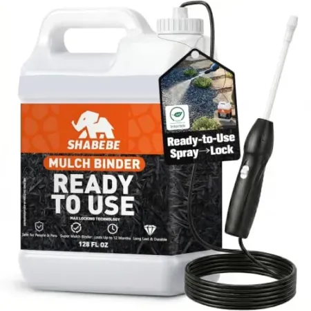 1-Gallon Shabebe Ready to Use Mulch Binder with Electric Sprayer