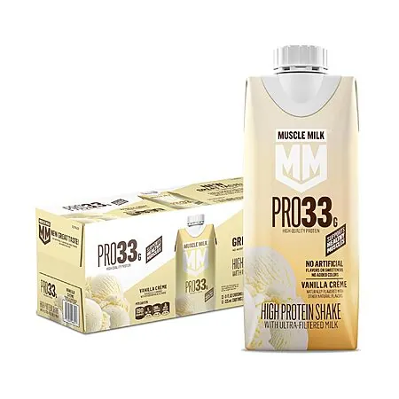 Select Amazon Accts: 12-Pk 11oz. Muscle Milk Pro Protein Shake (Vanilla Creme)