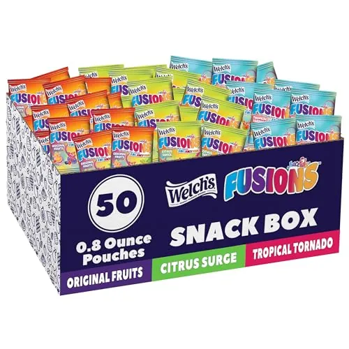 Welch’s Juicefuls Fusions Fruit Snacks 8oz 50-Count Variety Pack