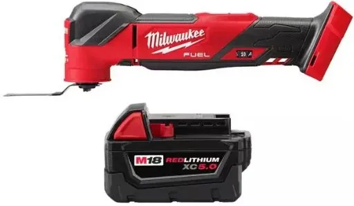 Milwaukee M18 FUEL 18-Volt Cordless Brushless Oscillating Multi-Tool with 5.0 Ah Battery