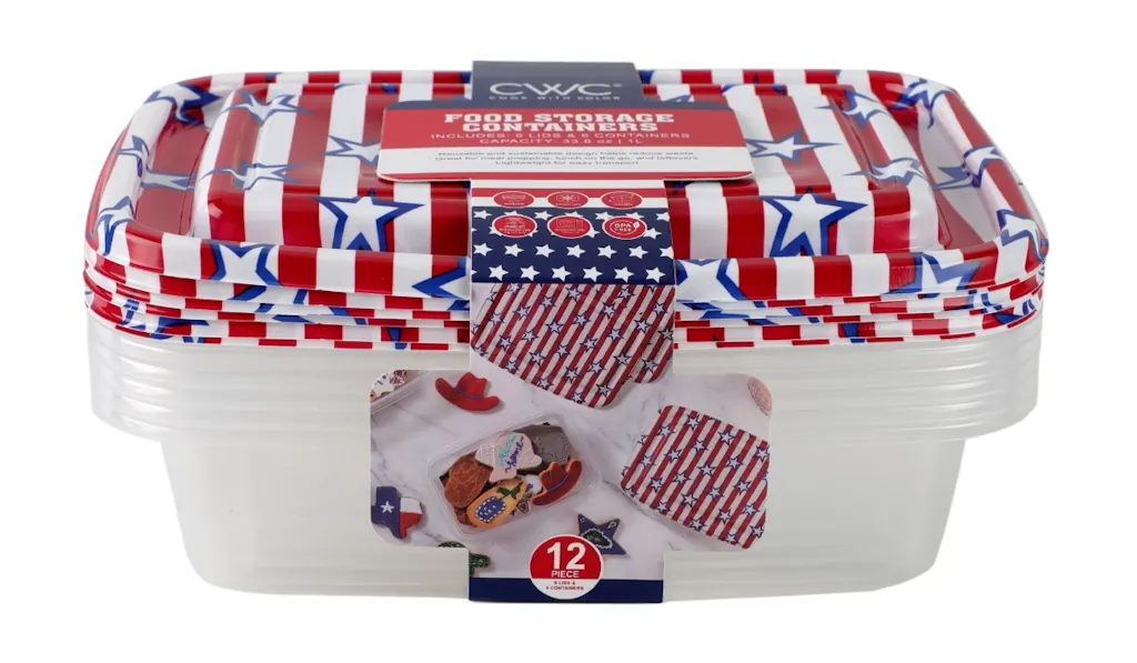 Cook With Color 12-Piece Food Storage Container Set