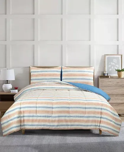Liberty Mills Cloud Stripe 3-Pc. Comforter Sets (Any Size)
