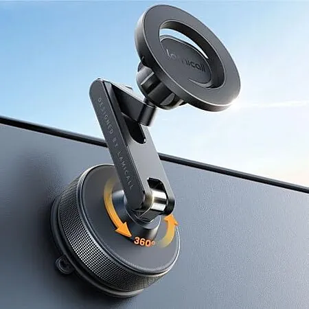 Lamicall MagSafe Adjustable Suction Mount Car Phone Holder (3 Colors)