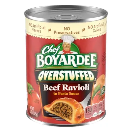12oz Chef Boyardee Overstuffed Beef Ravioli