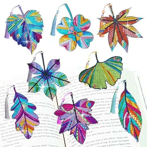 8-Piece Diamond Art Bookmarks